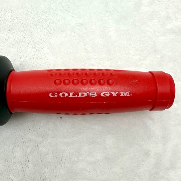 Golds Gym 18" Handheld Muscle Massager Bar Plastic Black Red - Picture 3 of 3